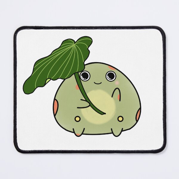 Item preview, Leaf Umbrella frog designed and sold by HallyuHeaven.