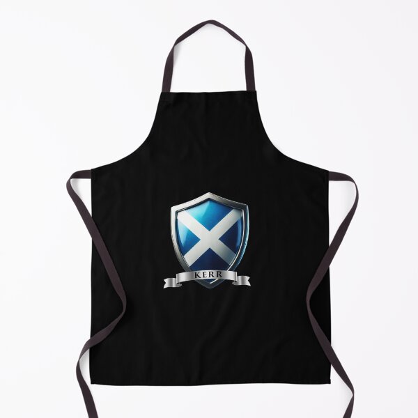 Item preview, Kerr Crest Shield  Red Chevron with Banner Nameplate designed and sold by Highlandkings.