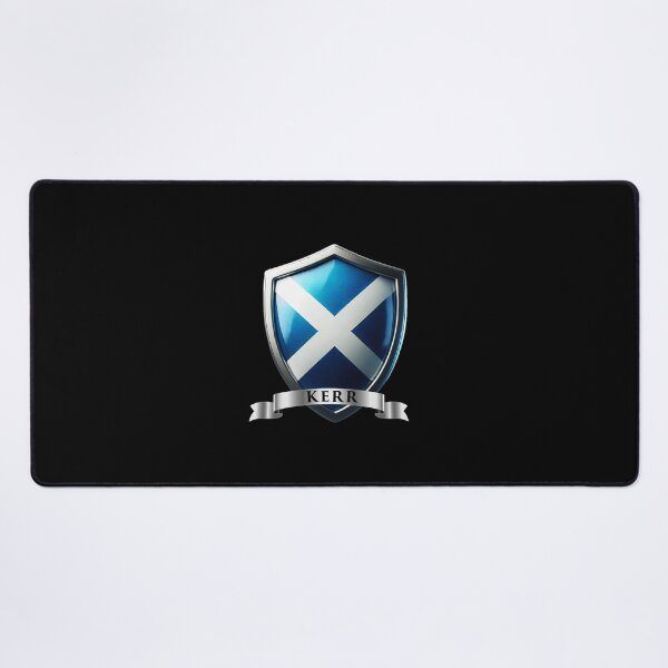 Item preview, Kerr Crest Shield Red Chevron with Banner Nameplate designed and sold by Highlandkings.