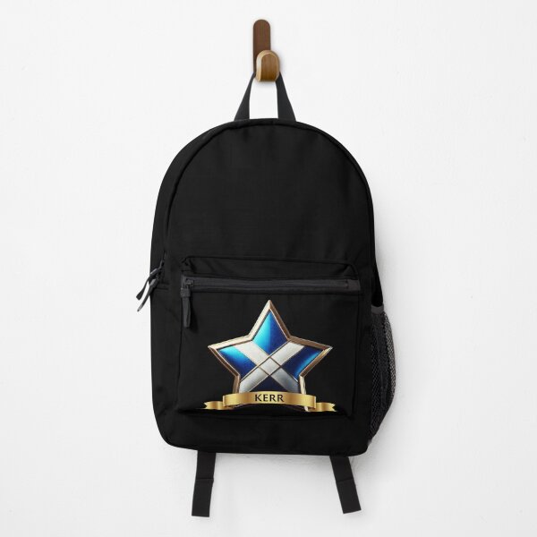 Item preview, Kerr Star Crest Scottish Heritage Emblem with Gold Scroll designed and sold by Highlandkings.