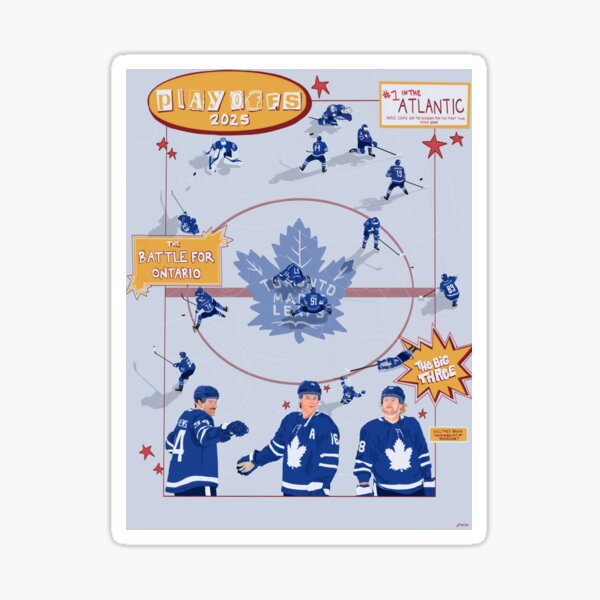 Vista previa del artículo con la obra «Playoffs de hockey de Toronto 2025», diseñado y vendido por notbelovd.