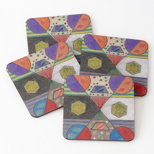 Item preview, Colored Pencil Abstract pattern designed and sold by Misfitcane.