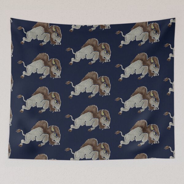 Item preview, Classic Bison Mascot designed and sold by VintageVarsity5.