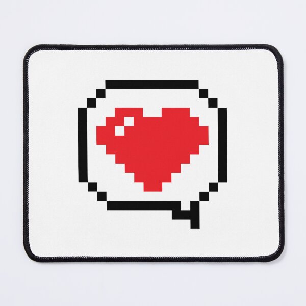 Item preview, Pixel Heart Speech Bubble Pixel Art – Retro Gaming Love Design for Gamers & Arcade Fans designed and sold by Design Atlas.
