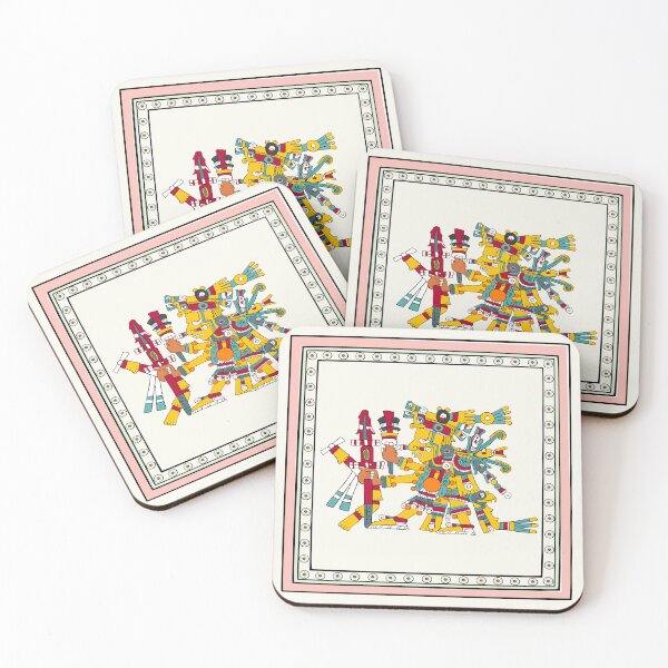Item preview, Huitzilopochtli - Framed Aztec God of War designed and sold by kernowerno.