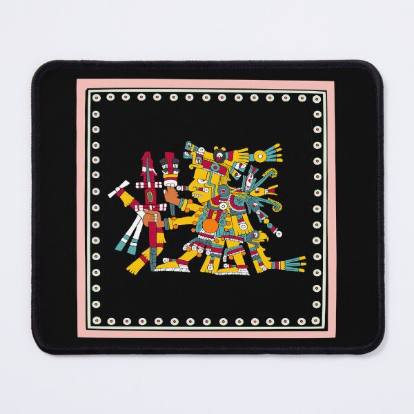 Item preview, Huitzilopochtli - Framed Aztec God of War designed and sold by kernowerno.