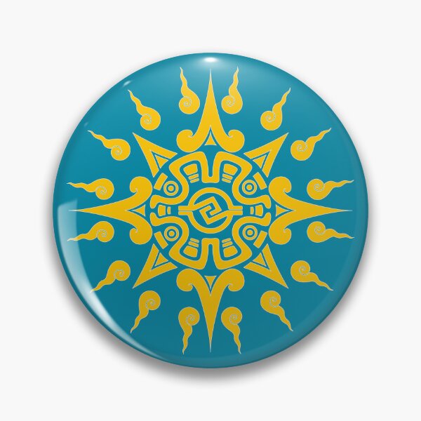 Item preview, Mayan Sun in Yellow With Added Rays designed and sold by kernowerno.