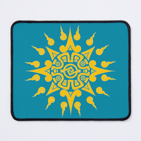 Item preview, Mayan Sun in Yellow With Added Rays designed and sold by kernowerno.