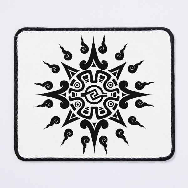 Item preview, Mayan Sun in Black With Added Rays designed and sold by kernowerno.