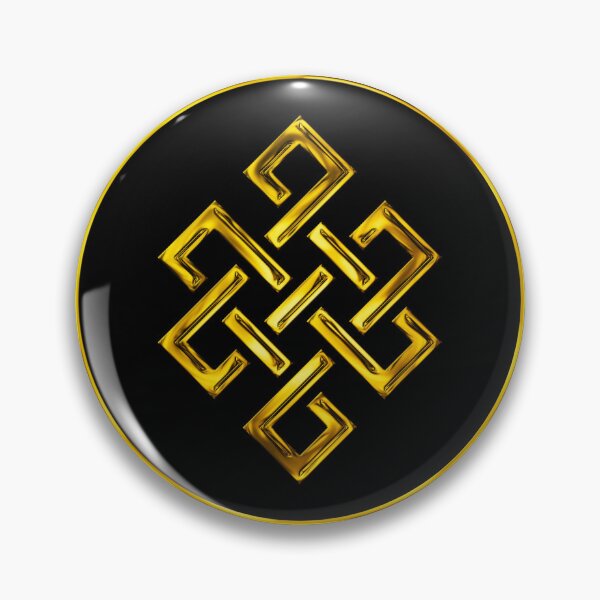 Item preview, Gold Effect Shrivatsa designed and sold by kernowerno.