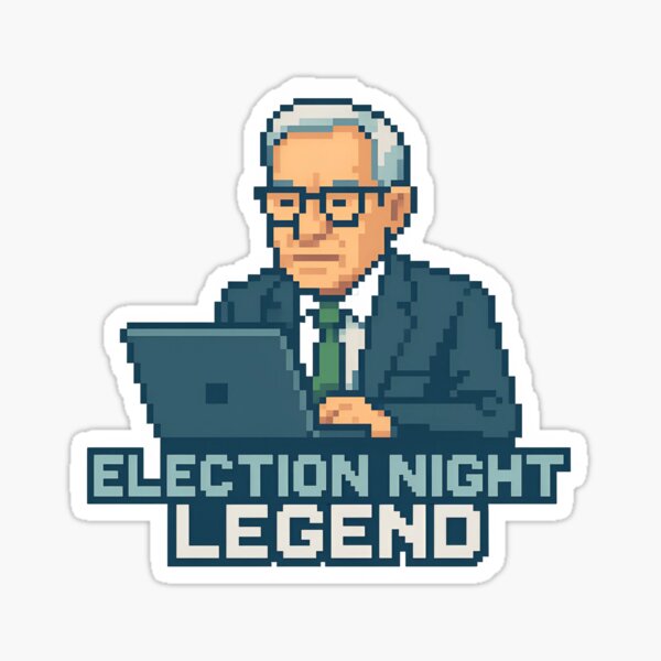 Item preview, Election Night Legend – 8-Bit Antony Green designed and sold by PosiPrints.