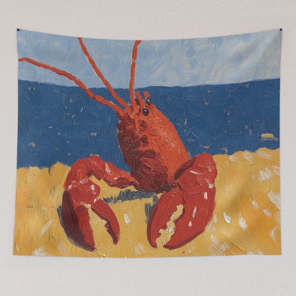 Item preview, lobster | Post-impressionist painting style designed and sold by ComicsFactory.