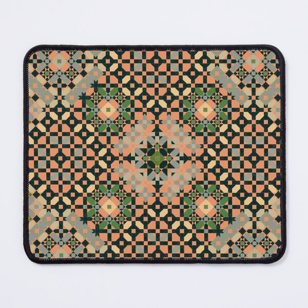 Artikelvorschau, Geometrisches Mosaik in Herbstfarben entworfen und verkauft von Tarjiart.