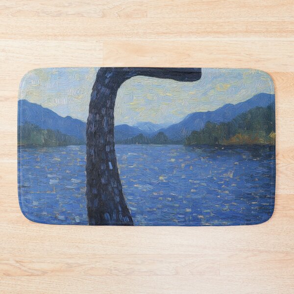 Item preview, Loch Ness Monster | Post-impressionist painting style designed and sold by ComicsFactory.
