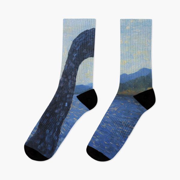 Item preview, Loch Ness Monster | Post-impressionist painting style designed and sold by ComicsFactory.