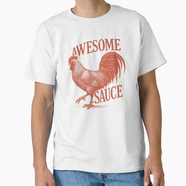 Item preview, Awesome Sauce Rooster Shirt (As Seen in The Accountant 2) designed and sold by MAF__Designs.