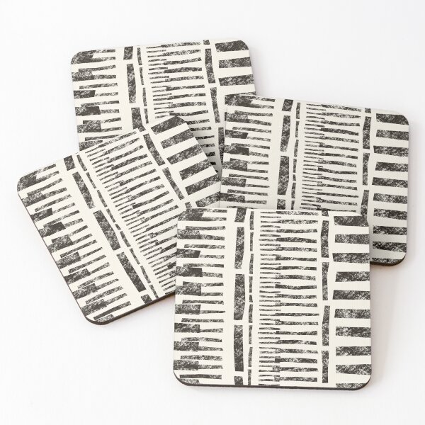 Item preview, Sophisticated imperfect stripes block print look  designed and sold by Designsbyluzia.
