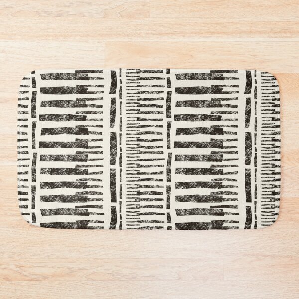 Item preview, Sophisticated imperfect stripes block print look  designed and sold by Designsbyluzia.