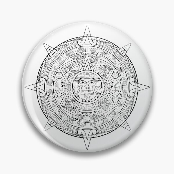 Item preview, Aztec Sun Stone Detail - Black designed and sold by kernowerno.