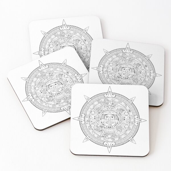 Item preview, Aztec Sun Stone Detail - Black designed and sold by kernowerno.