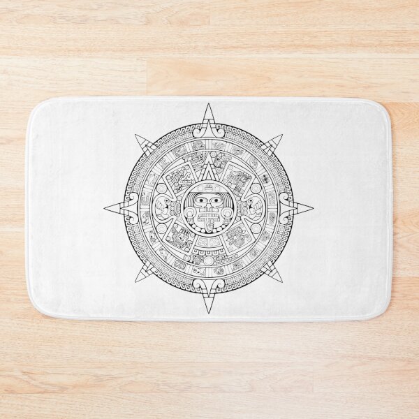 Item preview, Aztec Sun Stone Detail - Black designed and sold by kernowerno.