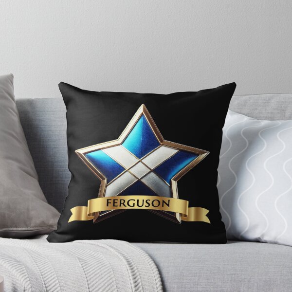 Item preview, Ferguson Star Crest  Scottish Saltire Glory designed and sold by Highlandkings.