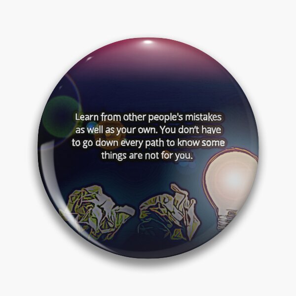 Item preview, Learn From Other People's Mistakes designed and sold by Emilyromrell.