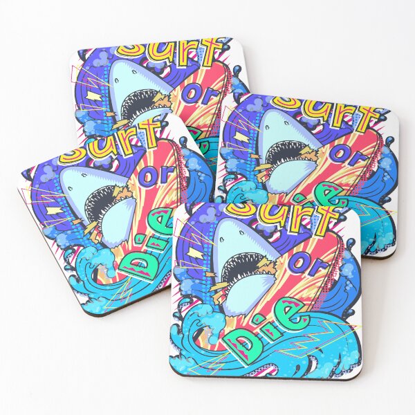Item preview, surf or die designed and sold by GraphicStyleX.