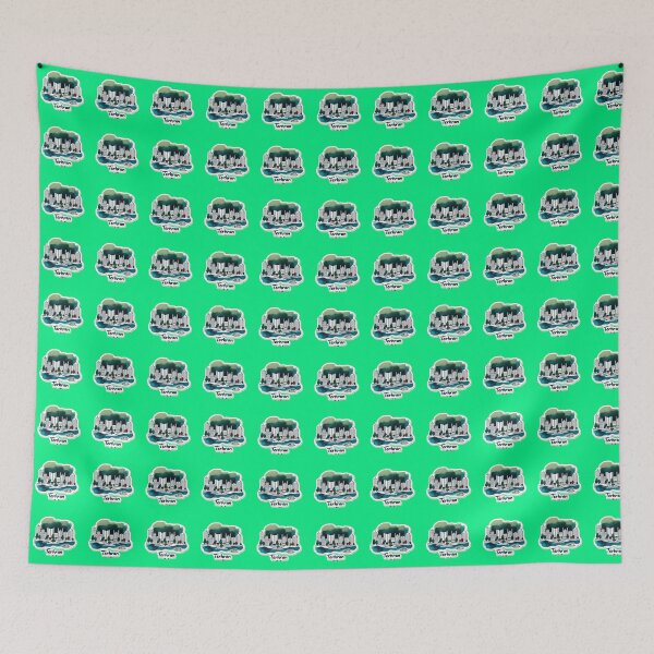 Item preview, Tehran Iran Watercolor Minimalist Cityscape Sticker,   designed and sold by PaintMeWorld.