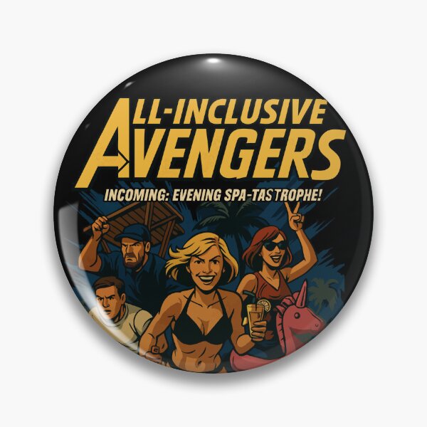 Item preview, All-Inclusive Avenger(s) – Evening Spa-Tastrophe! designed and sold by rooffee.