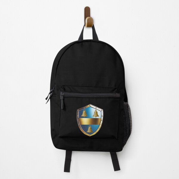 Item preview, Bell Clan Shield Trio of Bells on Blue and Gold designed and sold by Highlandkings.