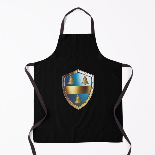 Item preview, Bell Clan Shield Trio of Bells on Blue and Gold designed and sold by Highlandkings.