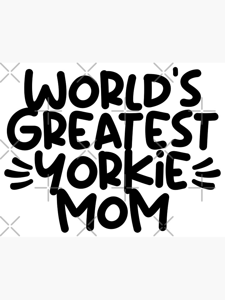 Thumbnail 3 of 3, Magnet, World's Greatest Yorkie Mom For Yorkie Moms, Yorkie Lovers & Yorkie Owners designed and sold by K9ish.