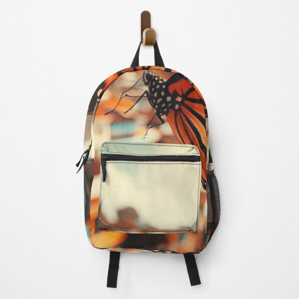 Item preview, Monarch Butterfly in 70s Macro Lens – Retro AI Artwork with Vintage Charm for Nature and Animal Lovers on Clothing & Accessories designed and sold by knalpot-design.