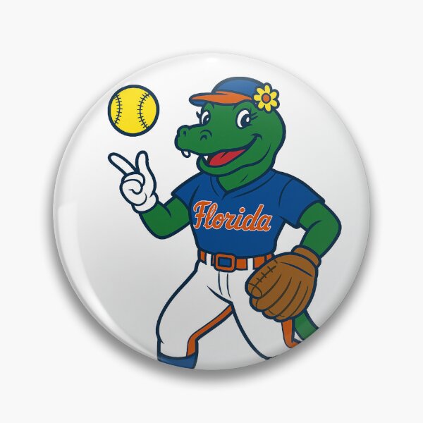 Artikelvorschau, Alberta, der Alligator-Softball entworfen und verkauft von Florida Girl Paper Co..