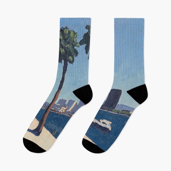 Item preview, Long Beach | Post-impressionist painting style designed and sold by ComicsFactory.