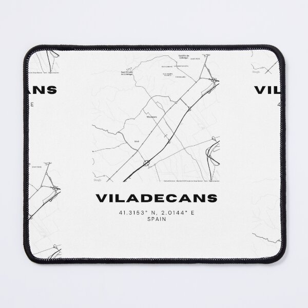 Item preview, Viladecans Map Poster – Minimalist Barcelona Suburb Print designed and sold by RM-Journey.