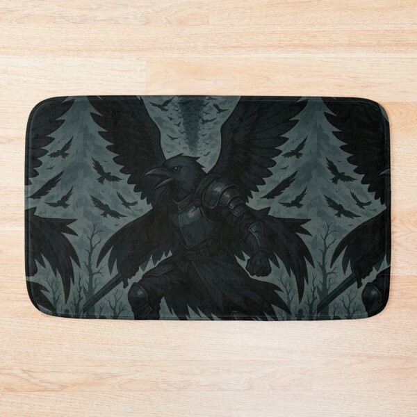Item preview, The Raven Warden: Harbinger of Feathers and Shadow designed and sold by DibujandoPorfa.