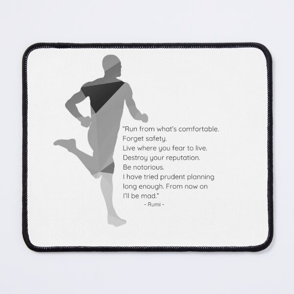 Item preview, Run From What's Comfortable. designed and sold by GL Miller Designs.