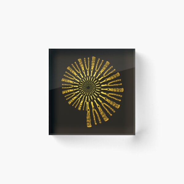 Item preview, Nautilus de oro estilizado designed and sold by kernowerno.