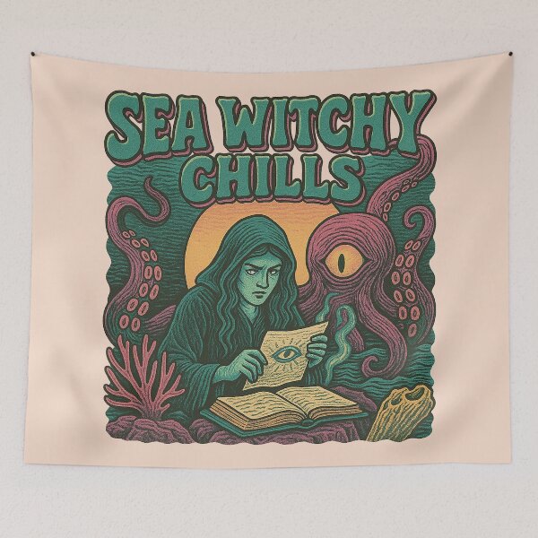 Item preview, Deep Sea Witchy Chills Illustration designed and sold by zzz888.