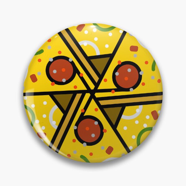 Item preview, Pizza Pop - Patrón geométrico abstracto de rebanadas de pizza designed and sold by DesignFEEND.