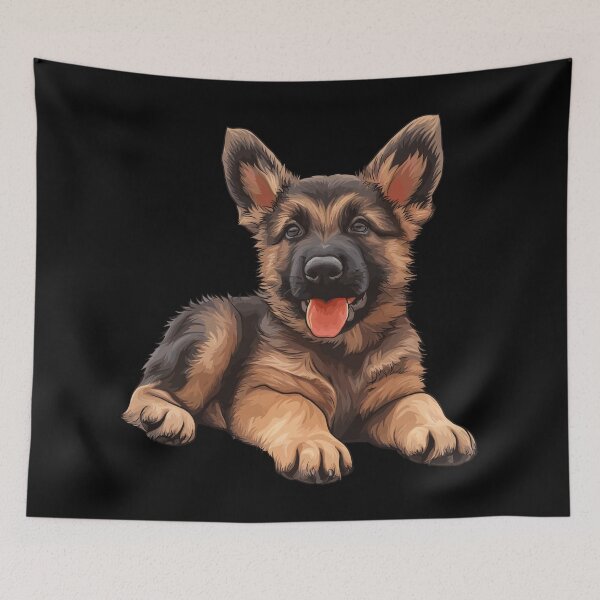 Item preview, Belgian Shepherd Puppy designed and sold by VelvetRoom.