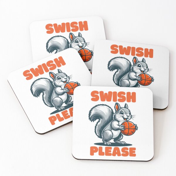 Item preview, Gray squirrel with a basketball designed and sold by JonysCreativeDesigns.