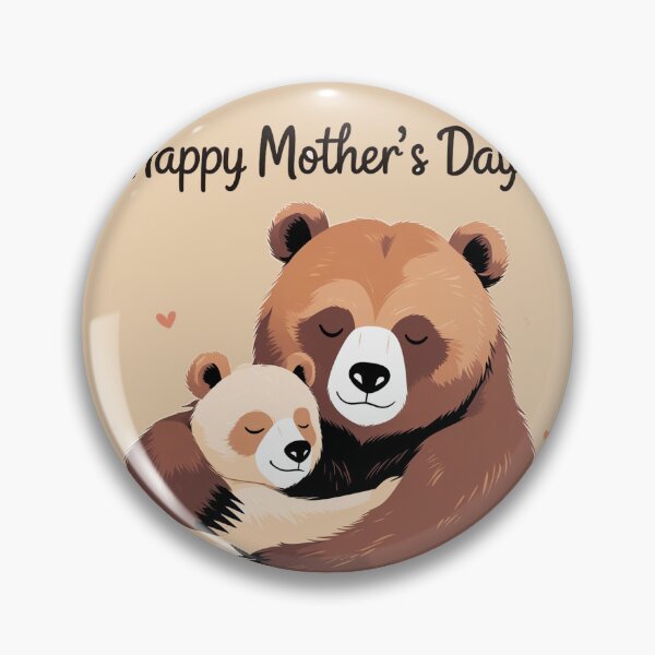 Item preview, mother day bear mamaillustration designed and sold by  Mudikeys.