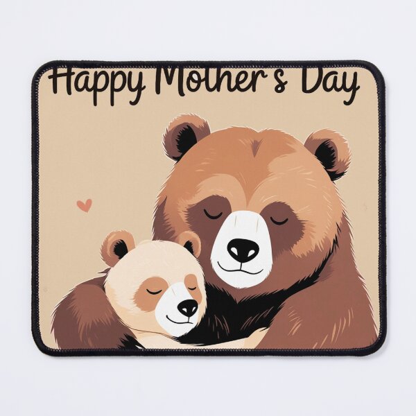 Item preview, mother day bear mamaillustration designed and sold by Mudikeys.