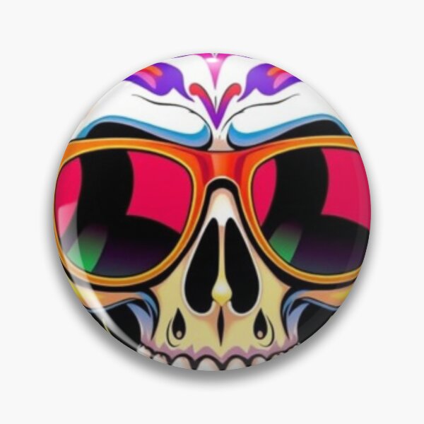 Item preview, Psychedelic Skull Vibes – by Claudio Fischer designed and sold by Nave Curious Stuff.