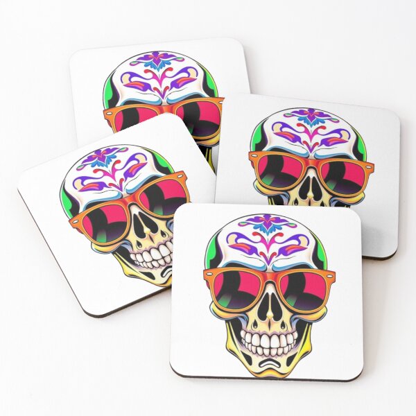 Item preview, Psychedelic Skull Vibes – by Claudio Fischer designed and sold by Nave Curious Stuff.
