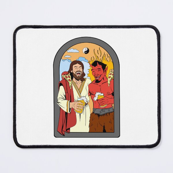 Item preview, Jesus and the Devil designed and sold by riosaygili.