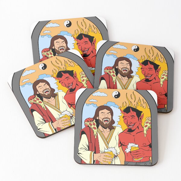Item preview, Jesus and the Devil designed and sold by riosaygili.
